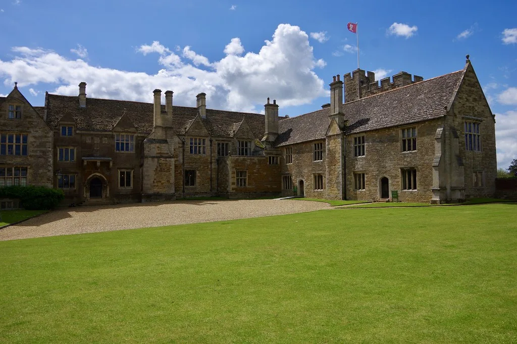 Rockingham Castle, photographed on a summer day. Its Halloween Fun runs from 28 to 31 October, with a pumpkin trail through the castle rooms.