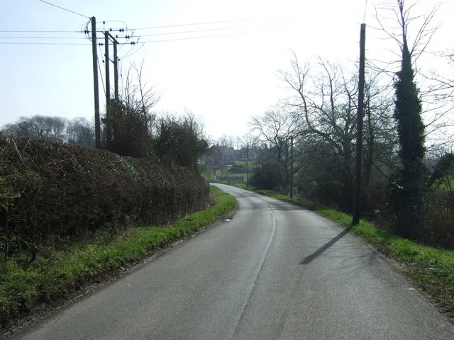 Walcote Road, South Kilworth. The picture does not show the scene of the collision.